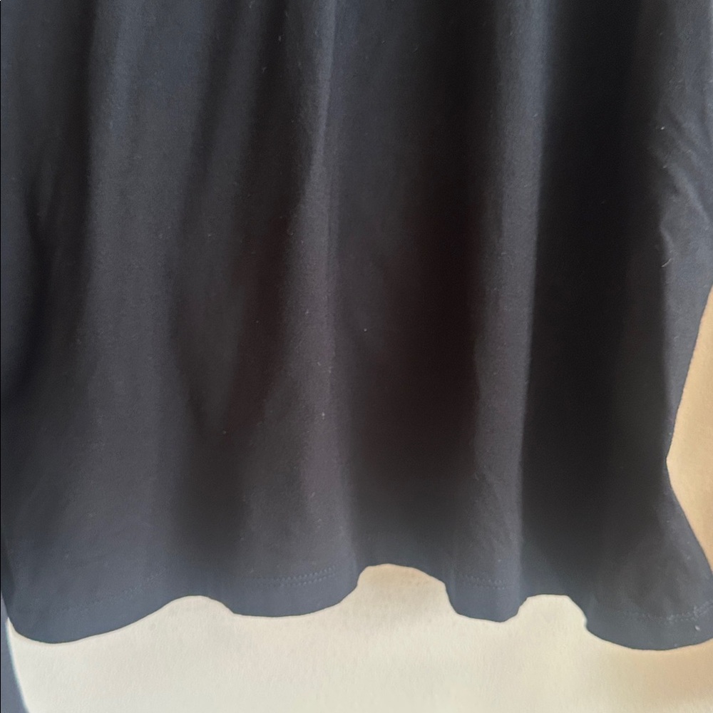 Lauren Ralph Lauren Faux Wrap Chiffon Ruffle Neck & Cuffs Blouse Black Size 2X - Picture 10 of 15